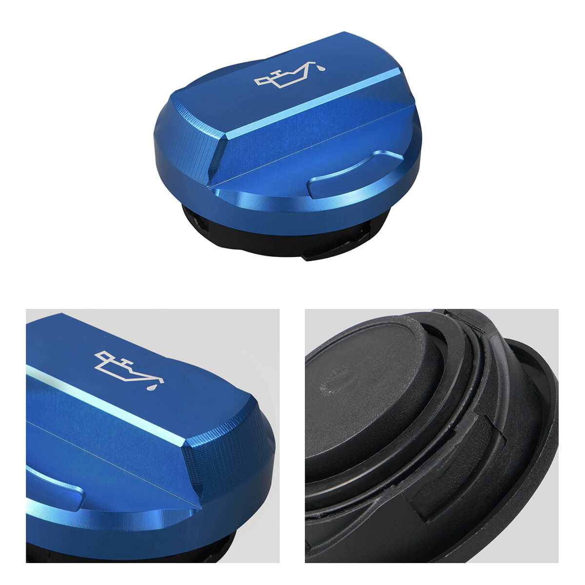 Aluminum Engine Oil Fill Cap for VW Golf Mk7 Passat B8 Audi A3 A4 A6