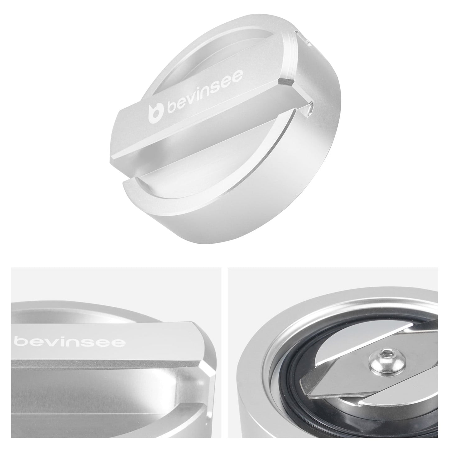 BEVINSEE Aluminum Engine Oil Filler Neck Sealing Cap For BMW E36 E46 E90 E92 Z4 E85