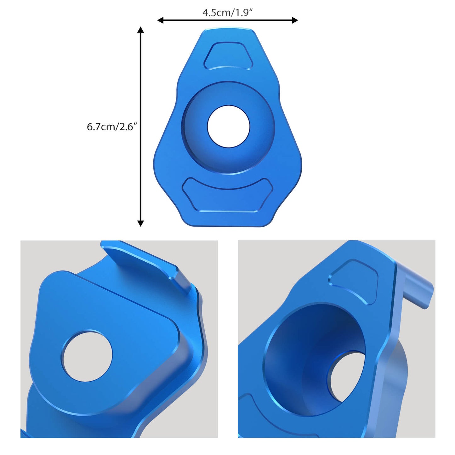 Aluminum Lower Motor Mount Insert for VW MK7/8 for Audi A3