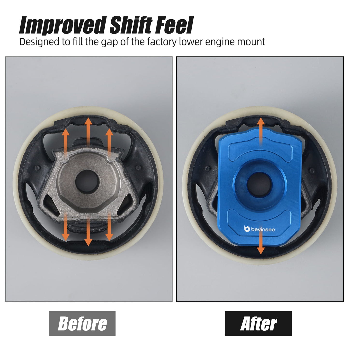 MQB Torque Arm Insert For VW Golf MK7 MK7.5 MK8 Audi A3 8Y 8V