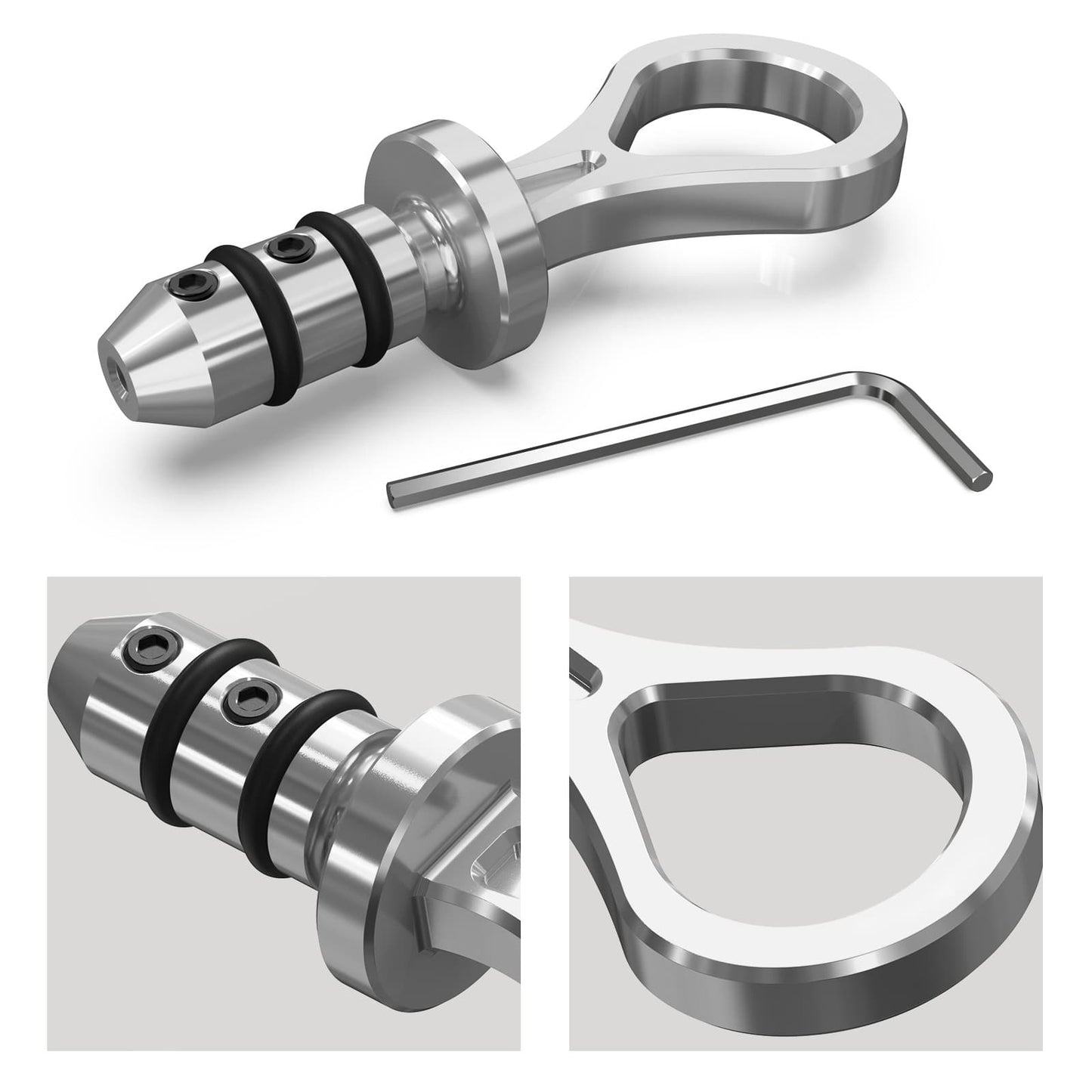 Aluminum Oil Dipstick Handle For BMW E46 E39 Z4 M52TU M54 325i 328i 330i 525i 530i