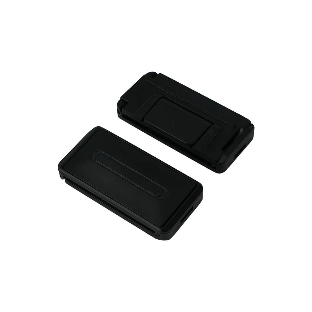 Car Seat Belt Tension Adjuster Buckle ABS Black Universal for 52mm Safety Belt