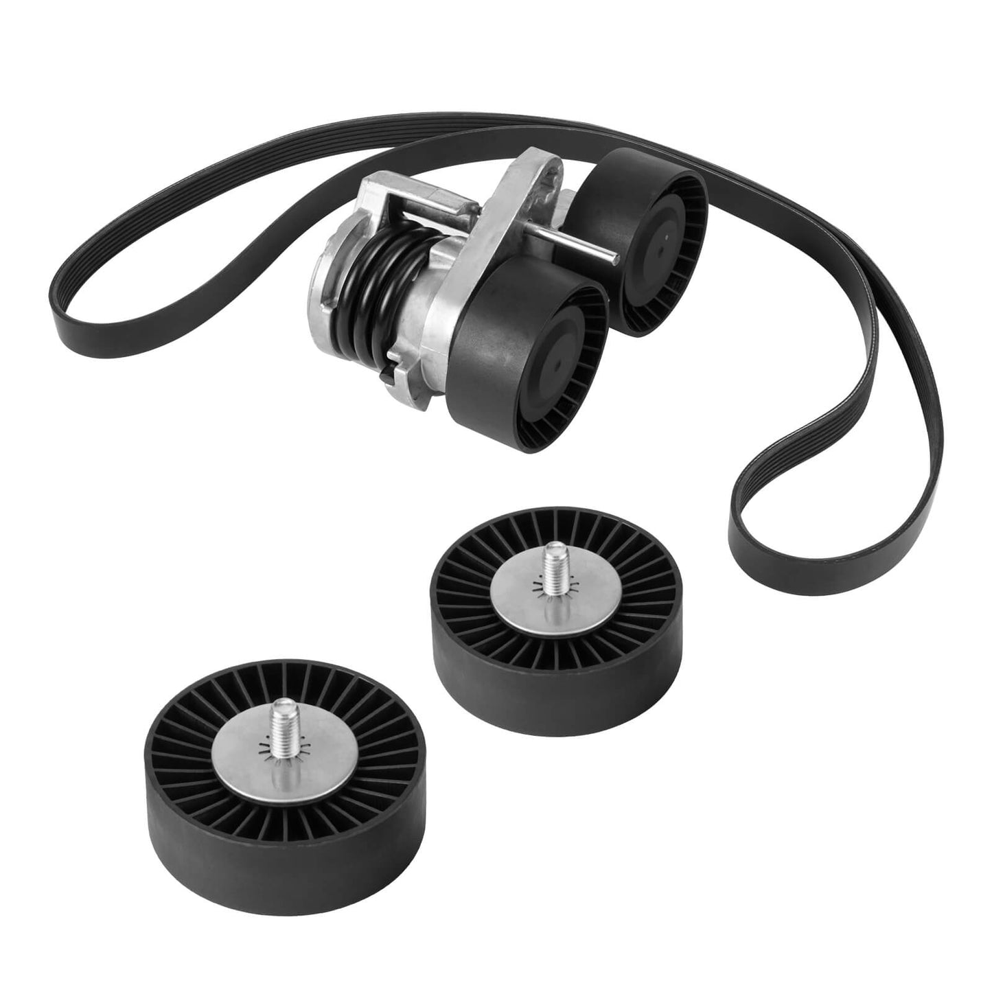 Drive Belt Pulley Tensioner Kit with Bolt For BMW 335i 135i 1M E90 E91 E92 E93 E82 E88