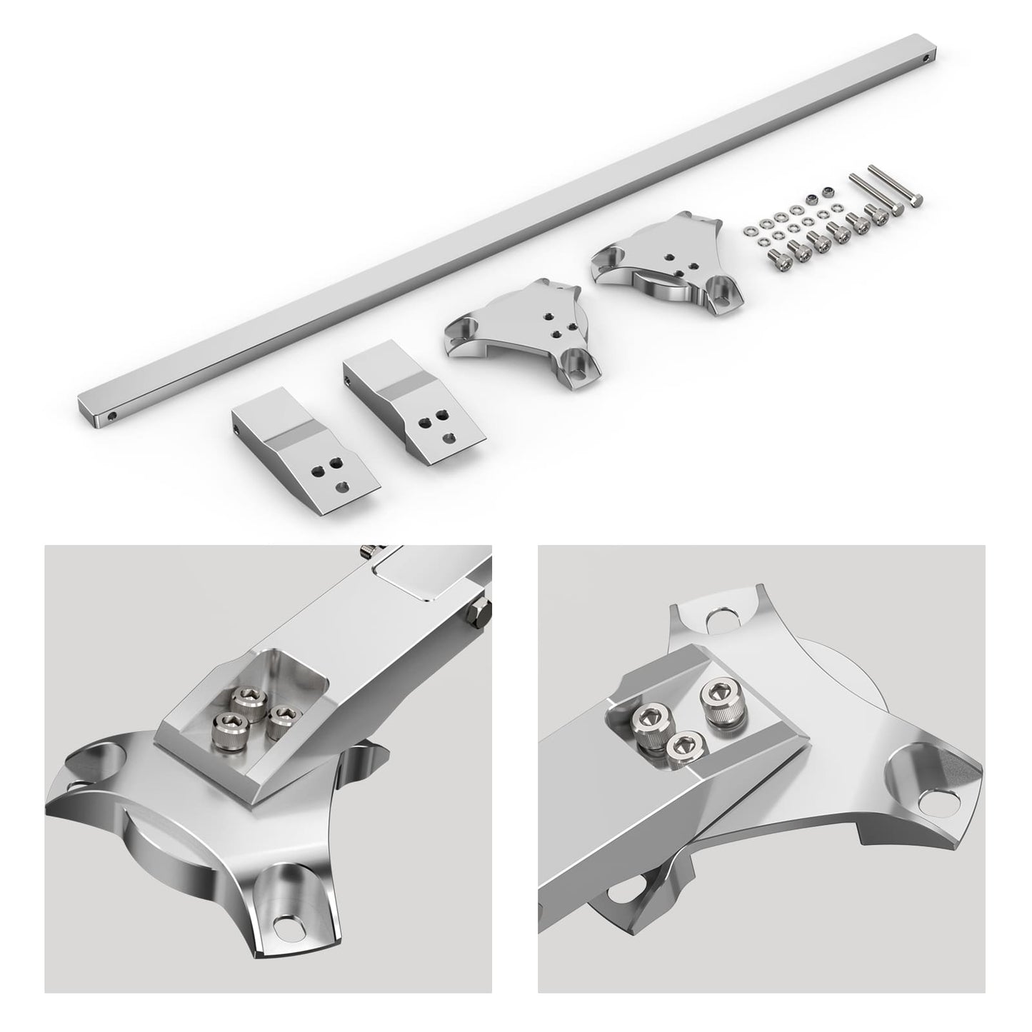 BEVINSEE Front Strut Brace for BMW E46 323 325 328 330