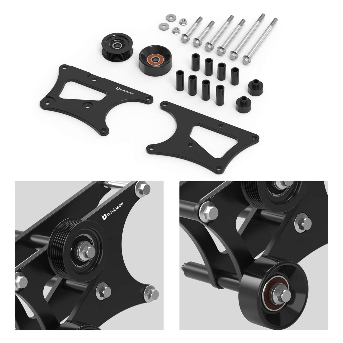 High Mount Alternator Only Bracket For LS Swap For LS Truck 4.8L 5.3L 6.0L 6.2L