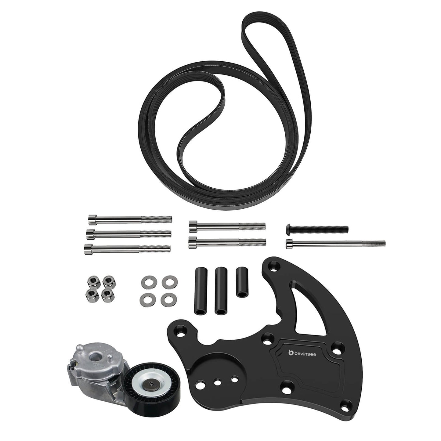 For LS R4 A/C High Mount Bracket w/ Tensioner Belt LQ LS2 LS3 LS6 Vortec Truck