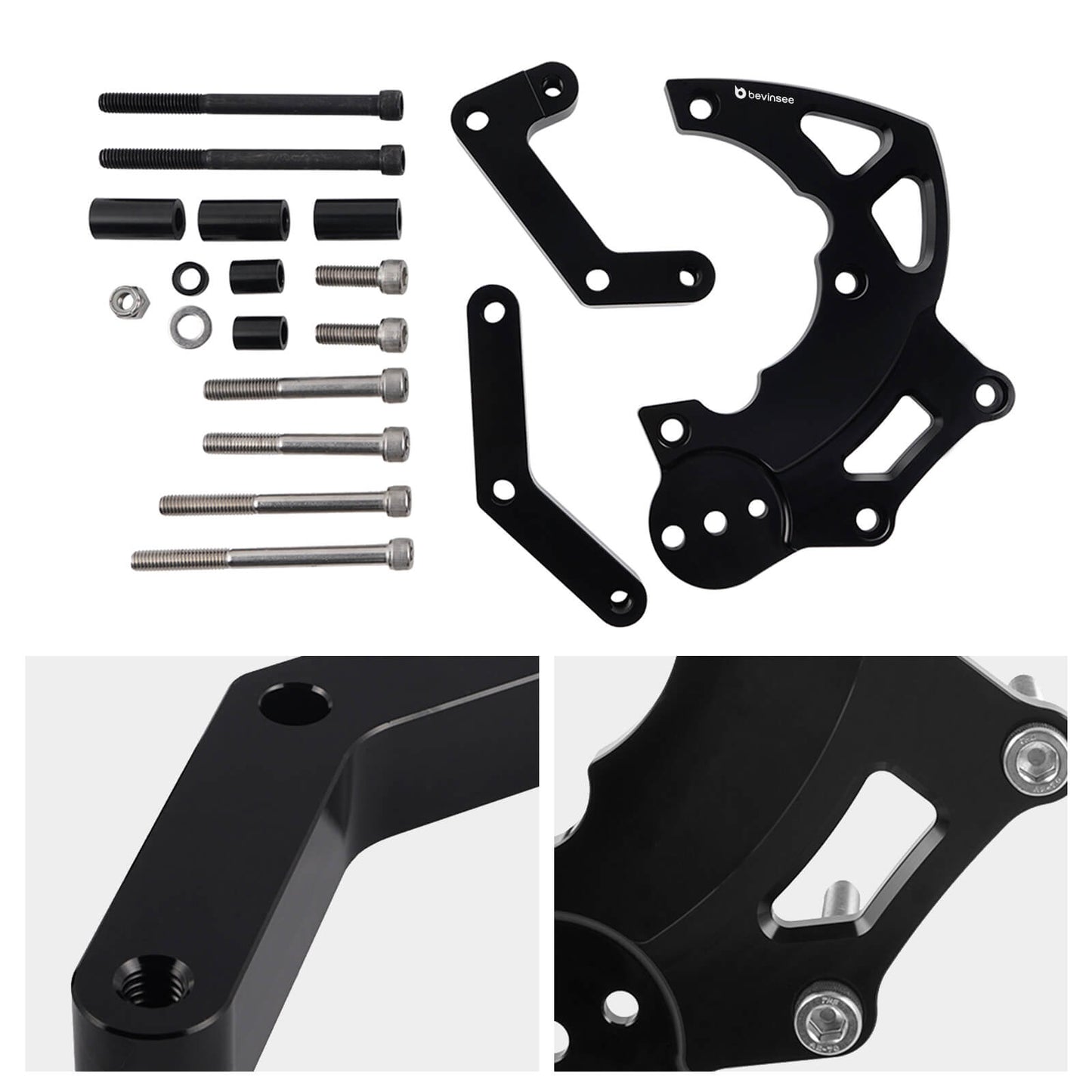 LS R4 AC Compressor High Mount Bracket For Chevrolet GMC SUV Truck Engines LSX AC LQ LS2 LS3 LS6 A/C Vortec Truck Triangles
