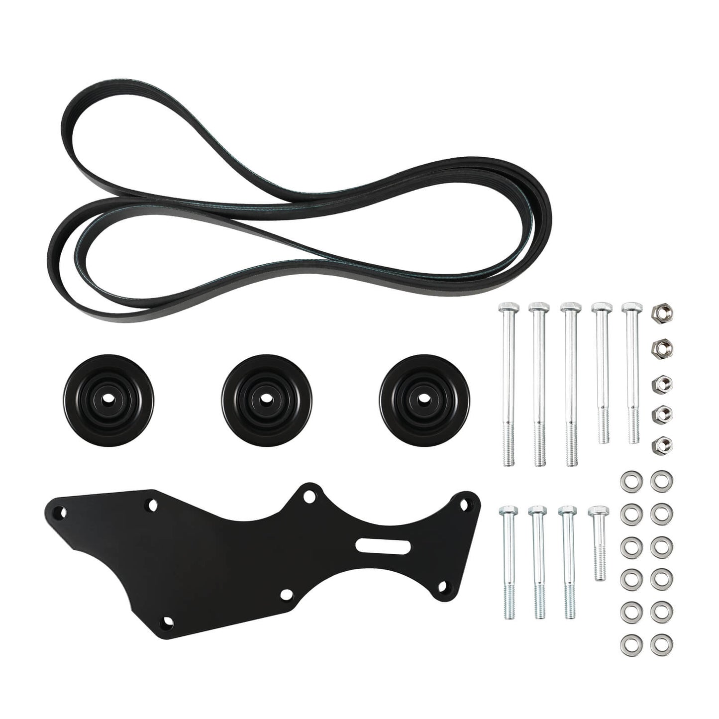 LS Triple Alternator Bracket Kit For Chevy For GM Vortec Engine 2000 - 2013 4.8 5.3 6.0 6.2 V8