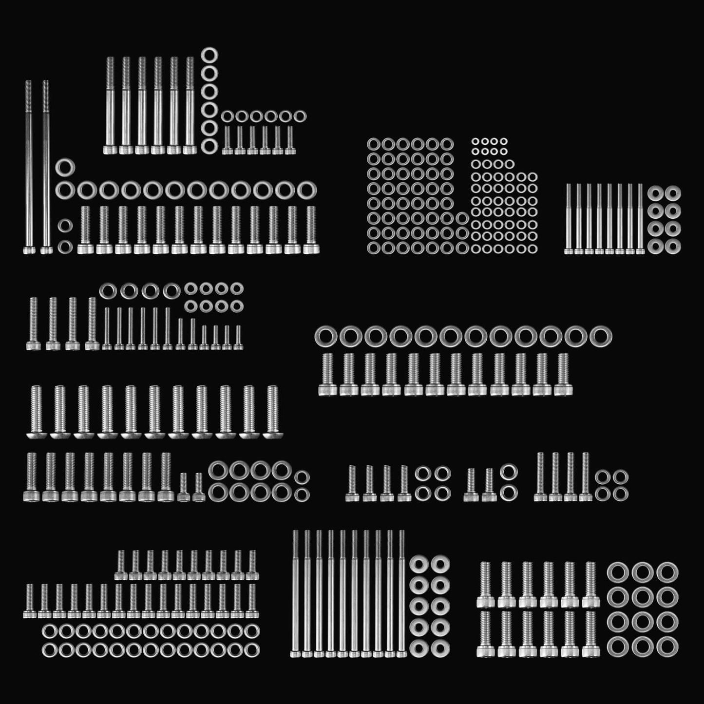 LS1 Stainless Steel Engine Bolt Kit For Camaro Corvette LSX LS2 LS3 LS6 LS7 Intake