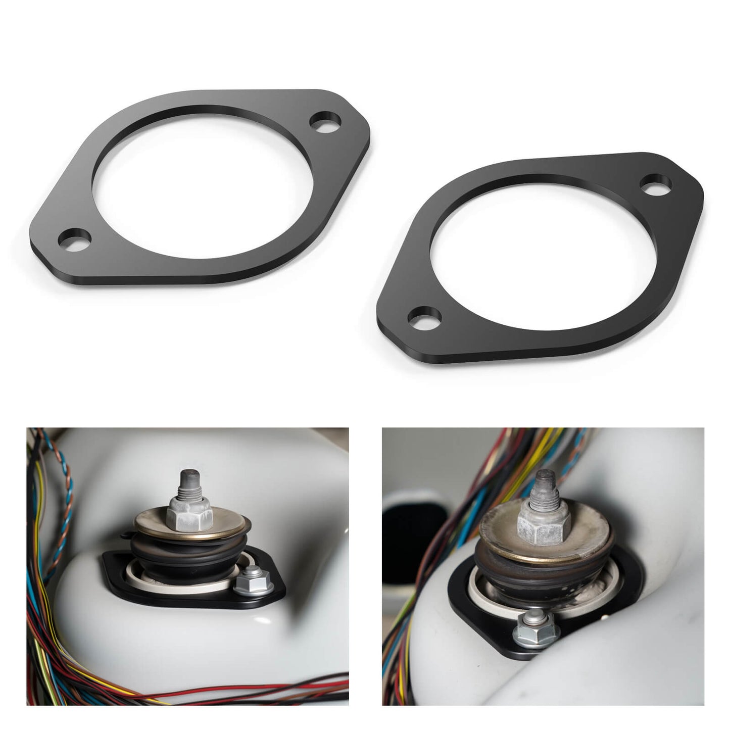 Rear Strut Tower Shock Mount Reinforcement Set For E30 E36 E46 Z4