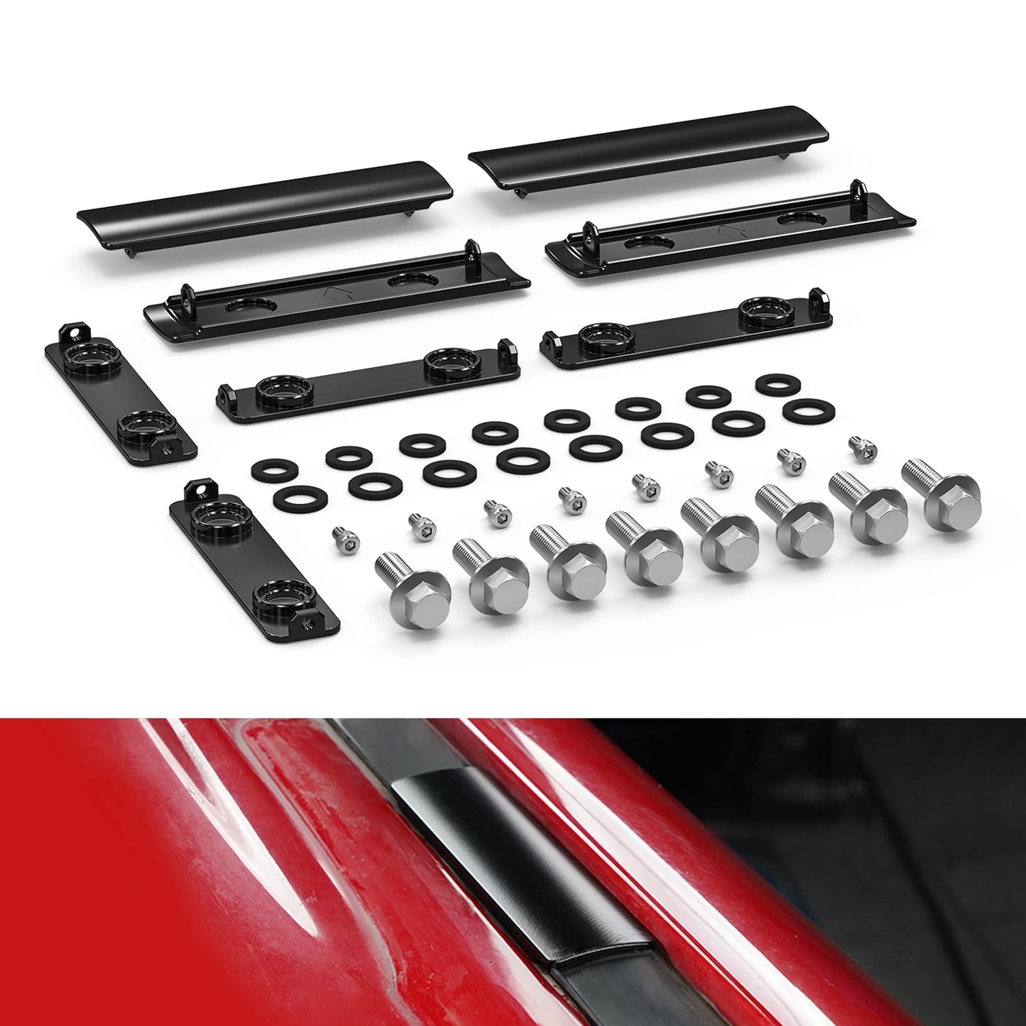 BEVINSEE Roof Rack Removal Kit For Toyota 4Runner RAV4 FJ Cruiser Land Cruiser