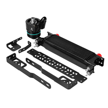 BEVINSEE 10 Rows Oil Cooler Kit for VW for Golf 7 GTI/R 2013-2020