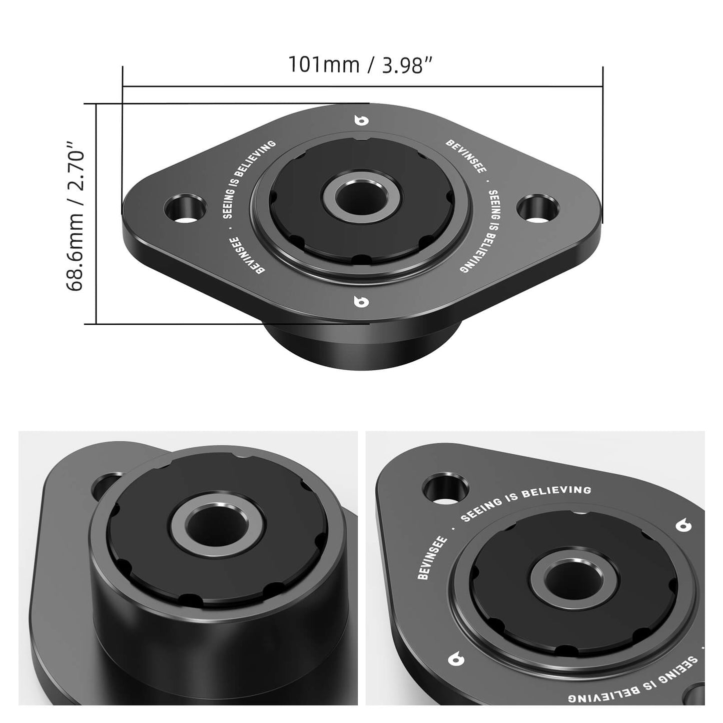 10mm Rear Polyurethane Shock Mounts for BMW E30 E36 E46 Z3 Z4