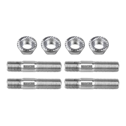 12PCS Stud Serrated Nut M10x1.25 Manifold Flange For Toyota For Nissan For Honda