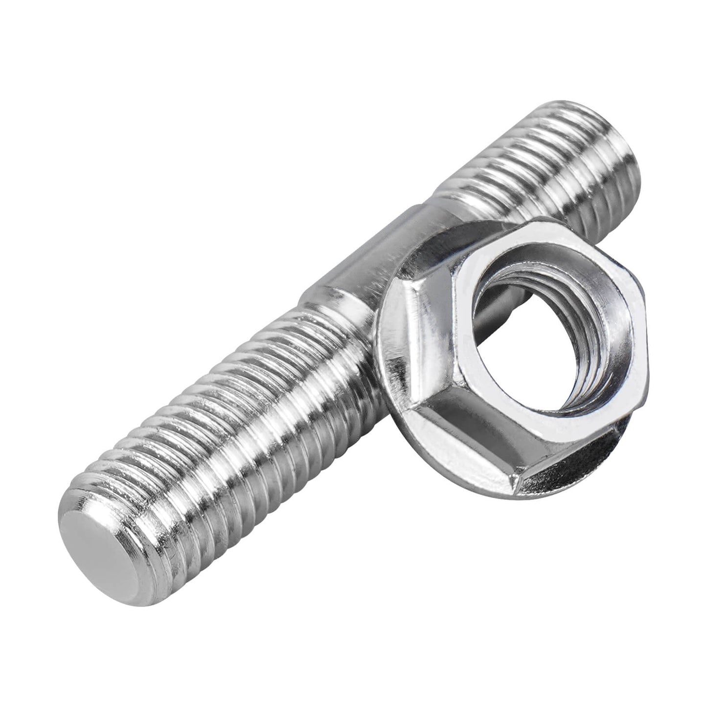 12PCS Stud Serrated Nut M10x1.25 Manifold Flange For Toyota For Nissan For Honda