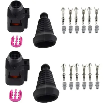 2 Set LSU4.9 Wideband Sensor Connector Plug For VW For Audi 1J0973713