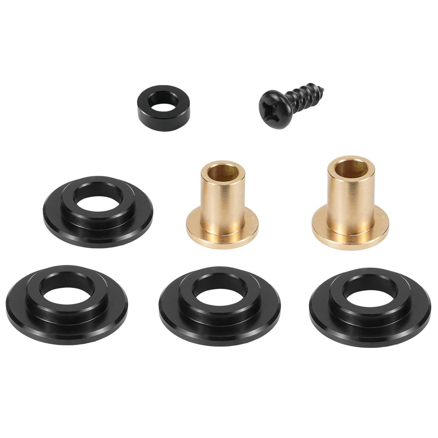 2PCS Solid Shifter Bushing For VW MK7 Jetta Passat Plastic Relay Lever With 10MM Pin