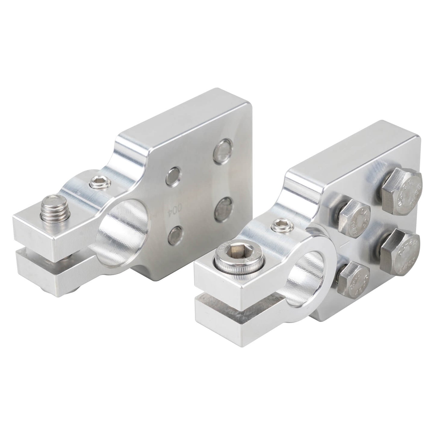 Car Audio 4 Spot Flat Multi Connection Battery Terminals For SAE Top Post