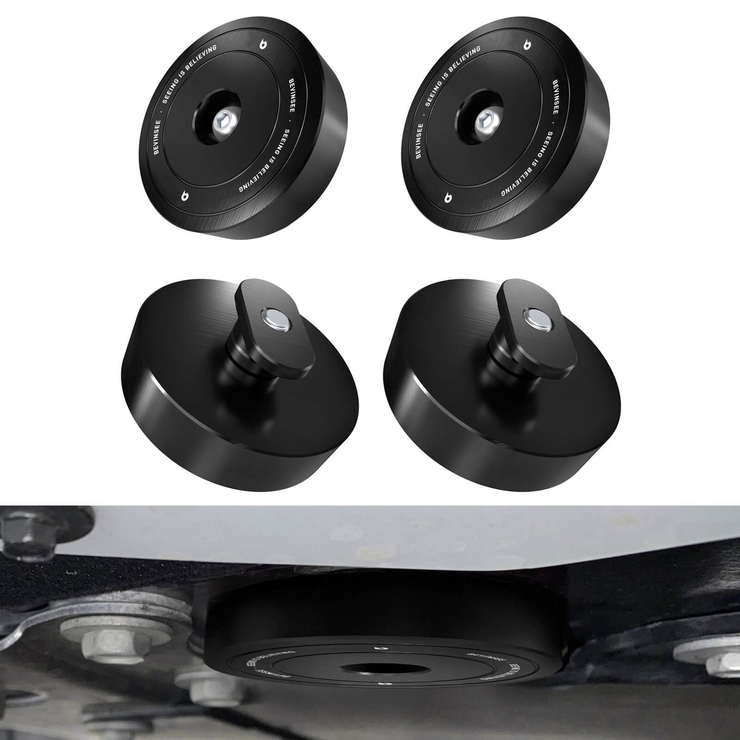 4PCS Jack Jacking Lift Pads Puck For Corvette C5 C6 C7 GS Z06 ZR1 C8