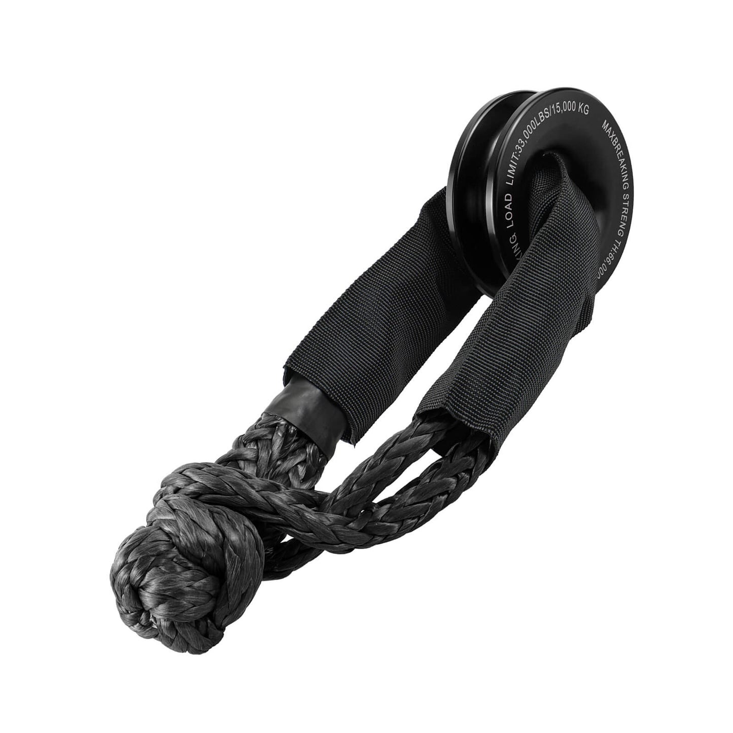 Heavy Duty 66000LB Soft Shackle Recovery Rope With Winch Ring for SUV