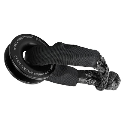 Heavy Duty 66000LB Soft Shackle Recovery Rope With Winch Ring for SUV