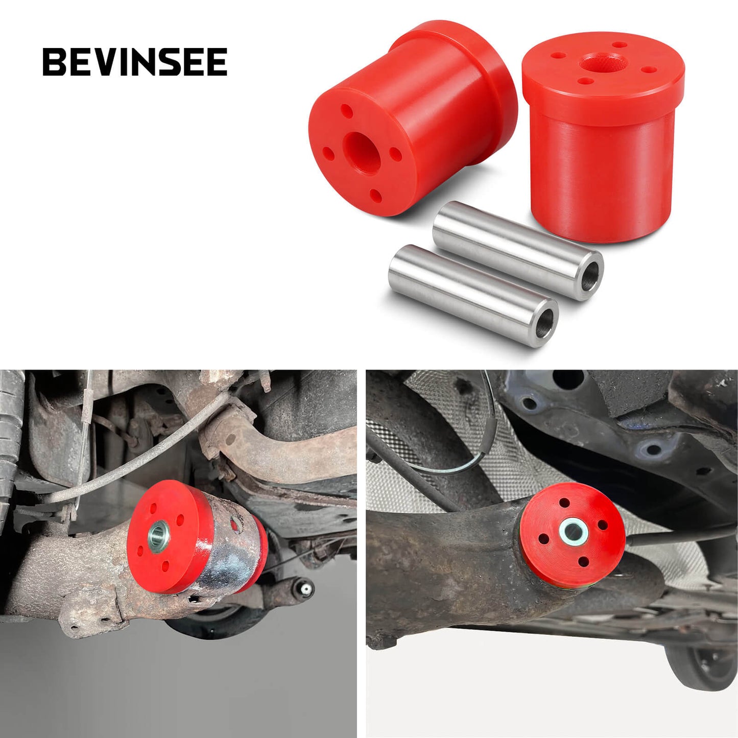 80A Polyurethane Rear Axle Beam Bushing For Ford Fiesta MK7 7.5 08-17