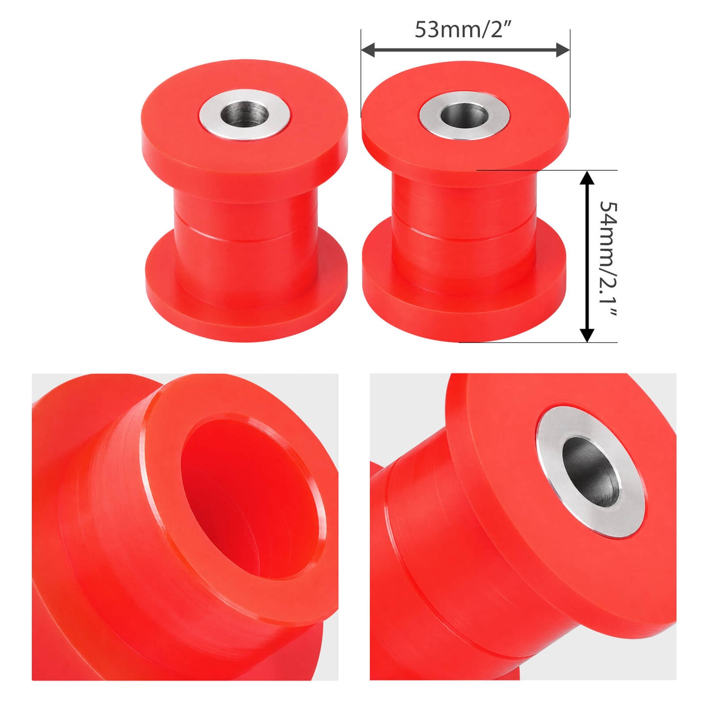 BEVINSEE 85A Polyurethane Front Control Arm Front Bushings For VW Golf Mk7 AUDI A3 8V