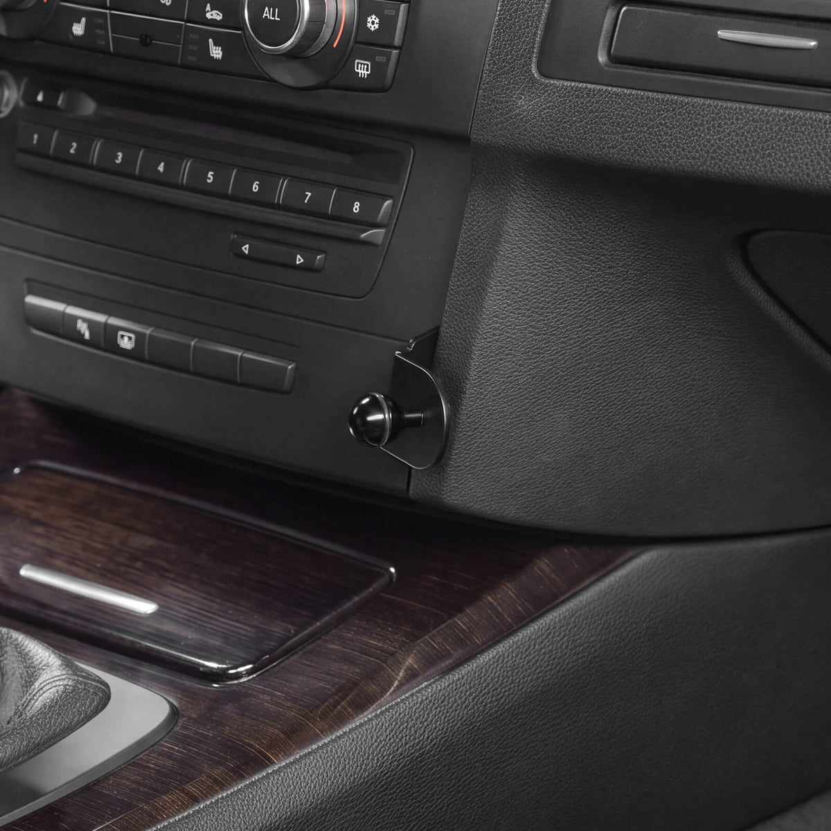 BEVINSEE-telefonholderbeslag til BMW E90 E91 E92 E93 med navigation til venstrestyrede biler