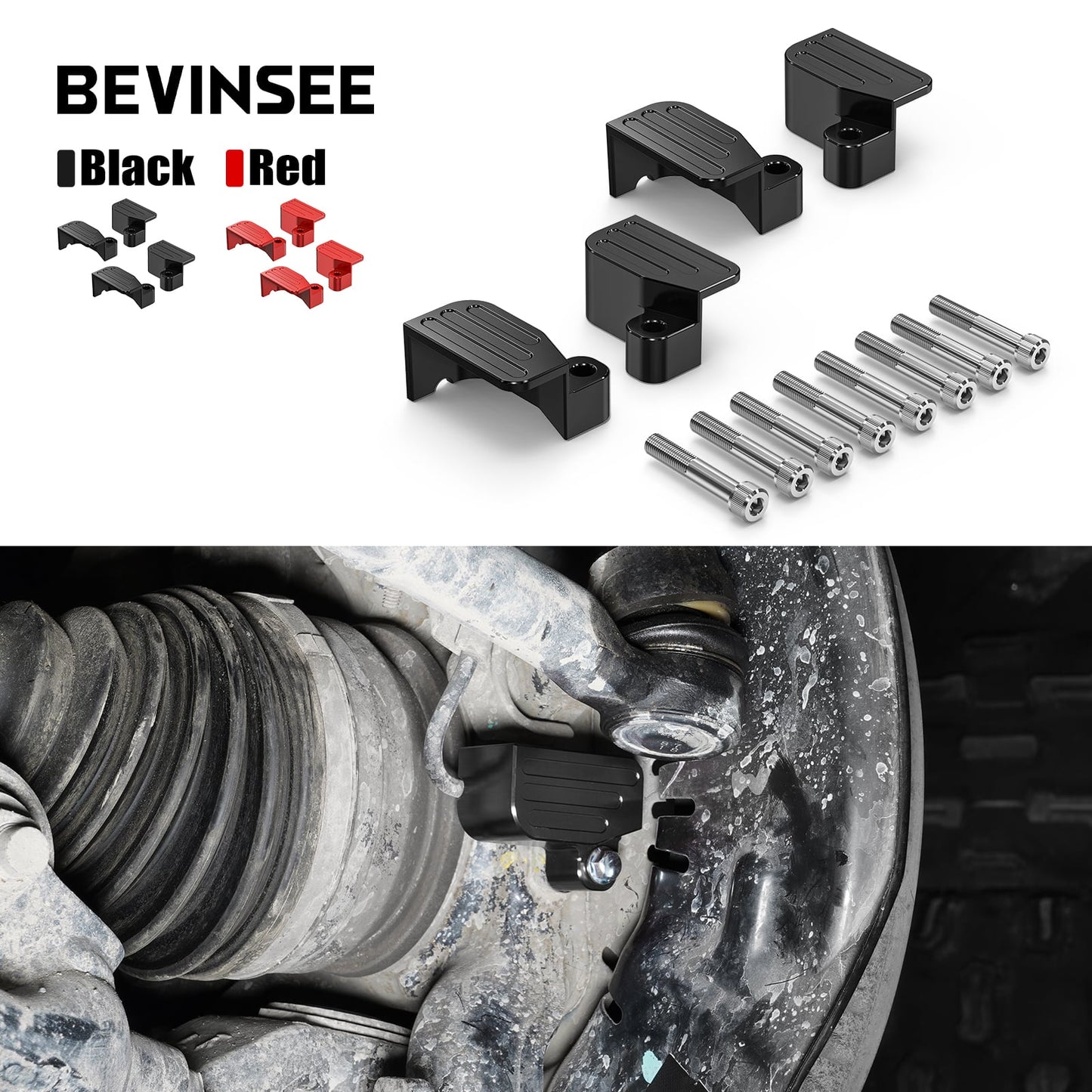 BEVINSEE Billet Aluminium ABS Guard For Toyota 4Runner
