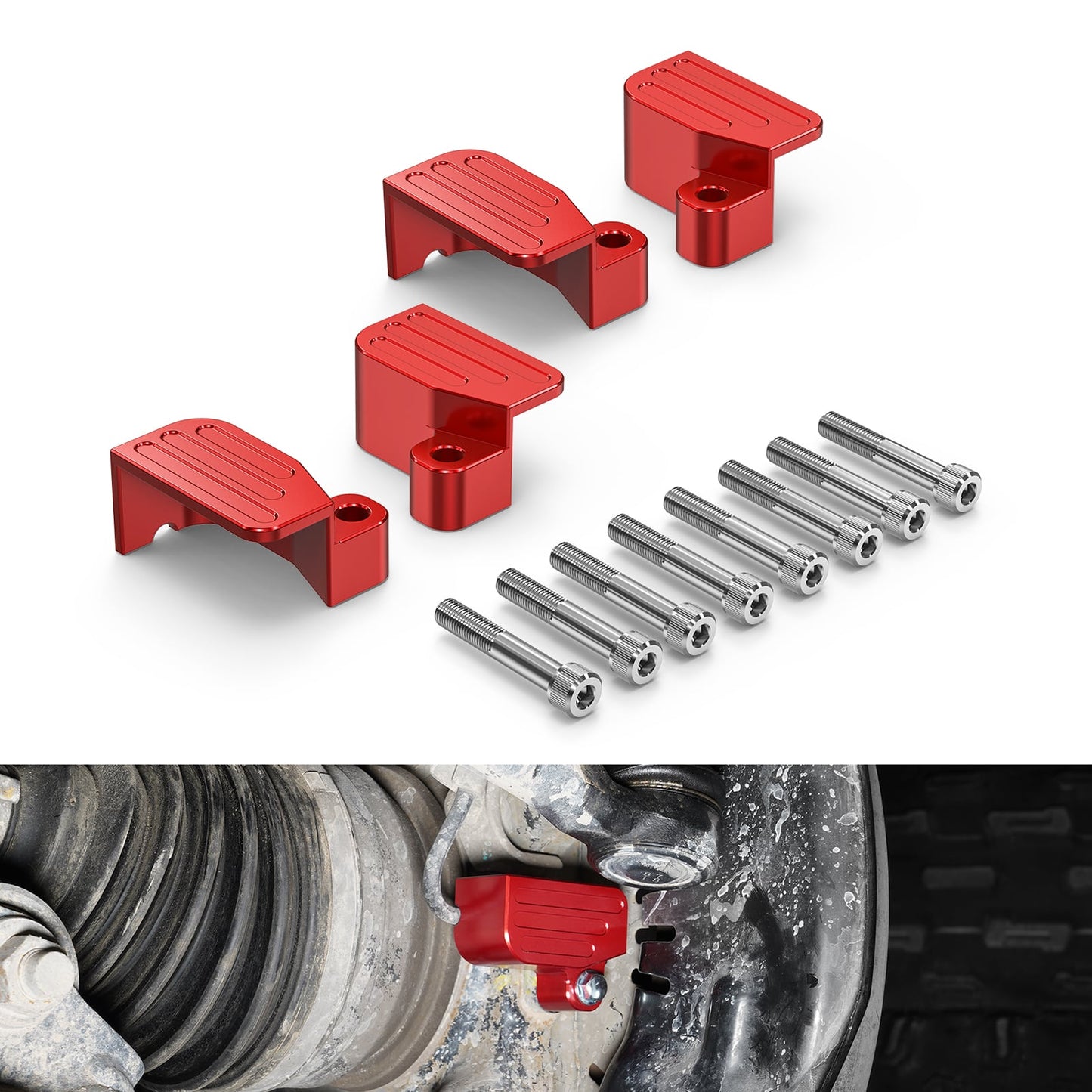 BEVINSEE Billet Aluminium ABS Guard For Toyota 4Runner