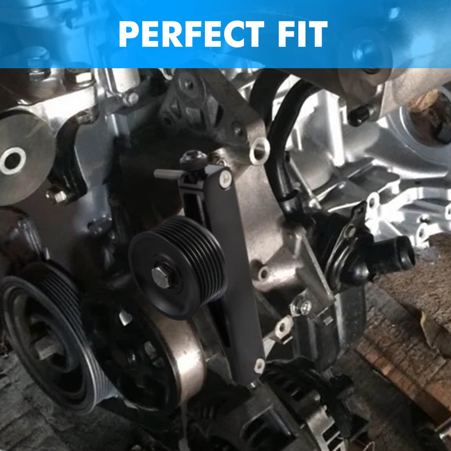 K Series A/C & P/S Replacement Pulley Kit for Honda For Acura K20 K24 K Swap RSX