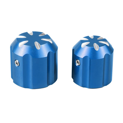 Aluminum A/C Service Valve Cap Cover For Golf MK7 For Audi A3 8V