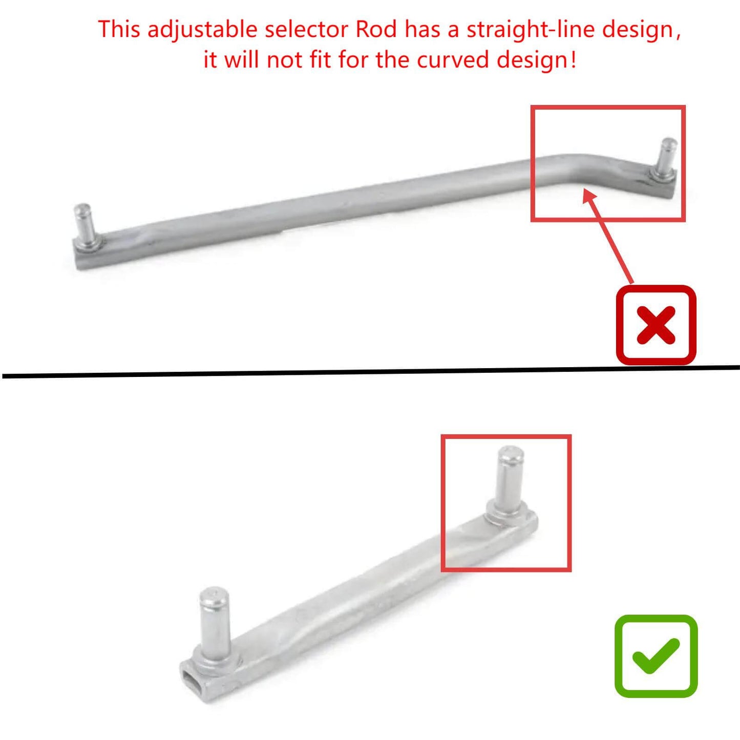 Adjustable Dual Shear Selector Rod DSSR For BMW E46 320i 323i 325i
