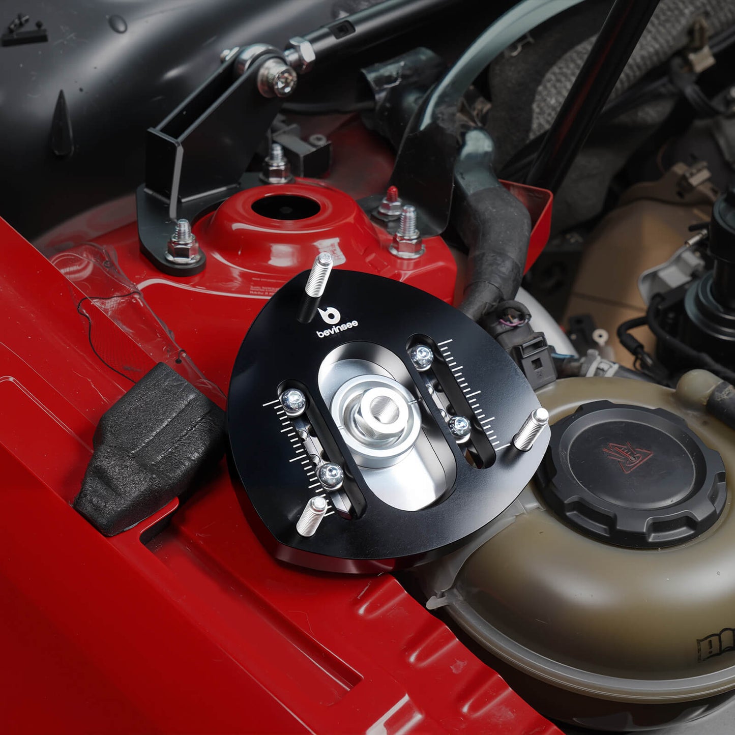 BEVINSEE Adjustable Front Camber Plates For VW Golf MK7