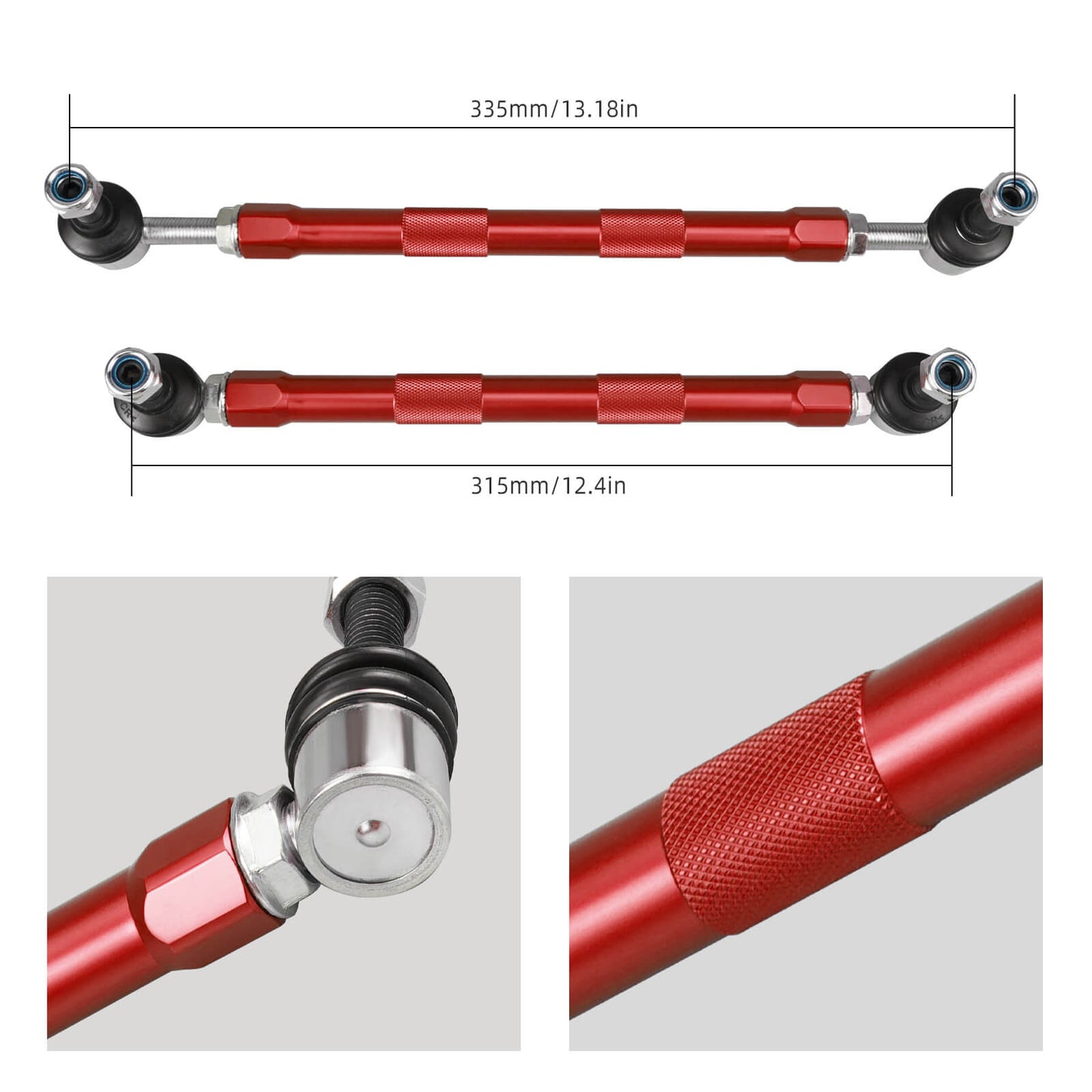 BEVINSEE Adjustable Front End Link For Golf MK7 Audi A3 8V