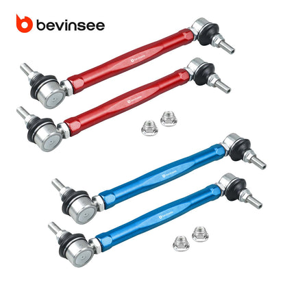 BEVINSEE Adjustable Sway Bar End Link Set For BMW E46 E85 323 325 328 330 Z4