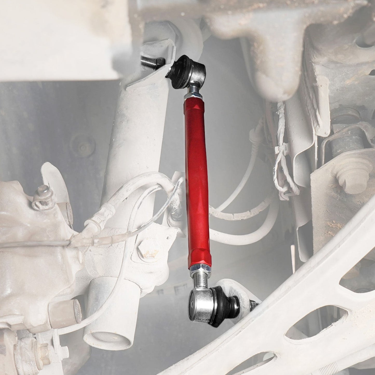 BEVINSEE Adjustable Sway Bar End Link Set For BMW E46 E85 323 325 328 330 Z4