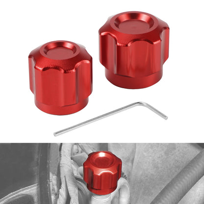 Aluminum Air Conditioning A/C Line Caps For BMW E36 E46 E60 E90 E92 Z4 E85