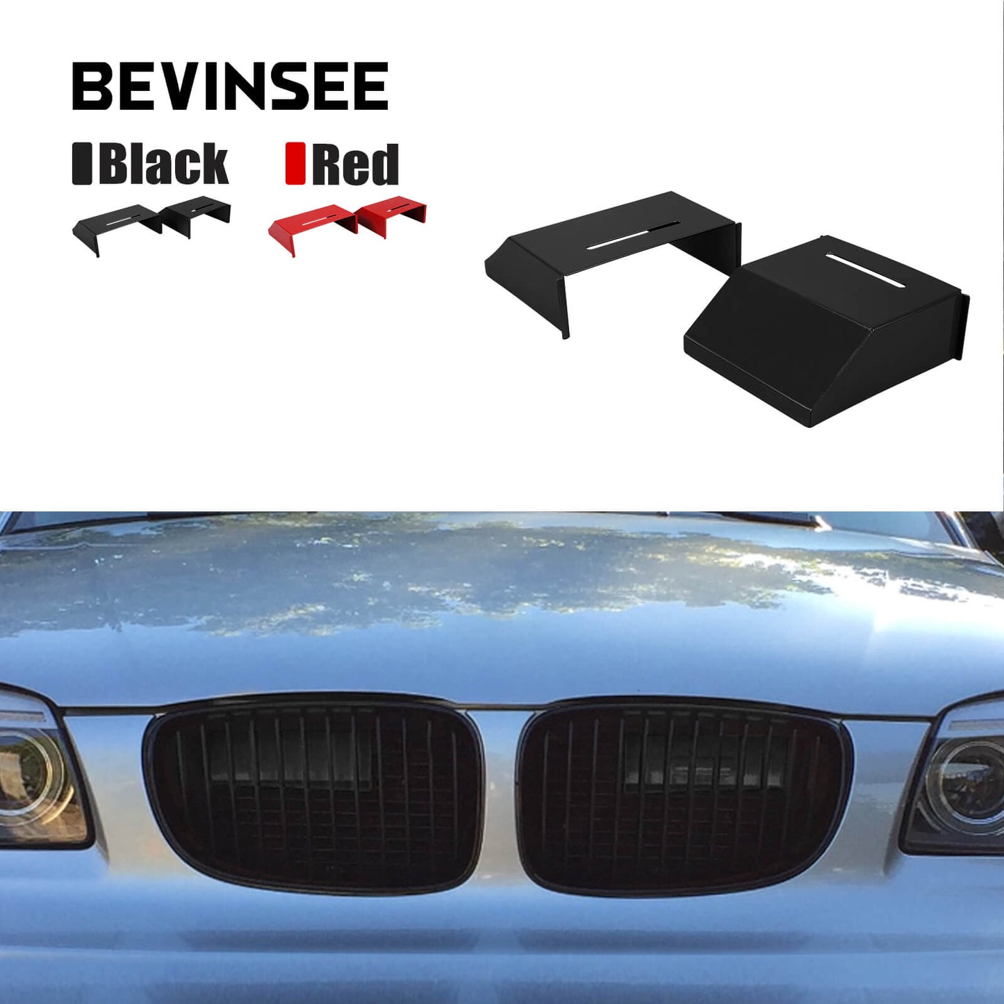 Air Intake Scoops For BMW N43 N47 E81 E82 E87 E88 4 Cylinders 116i 116d 118i 120d 123d