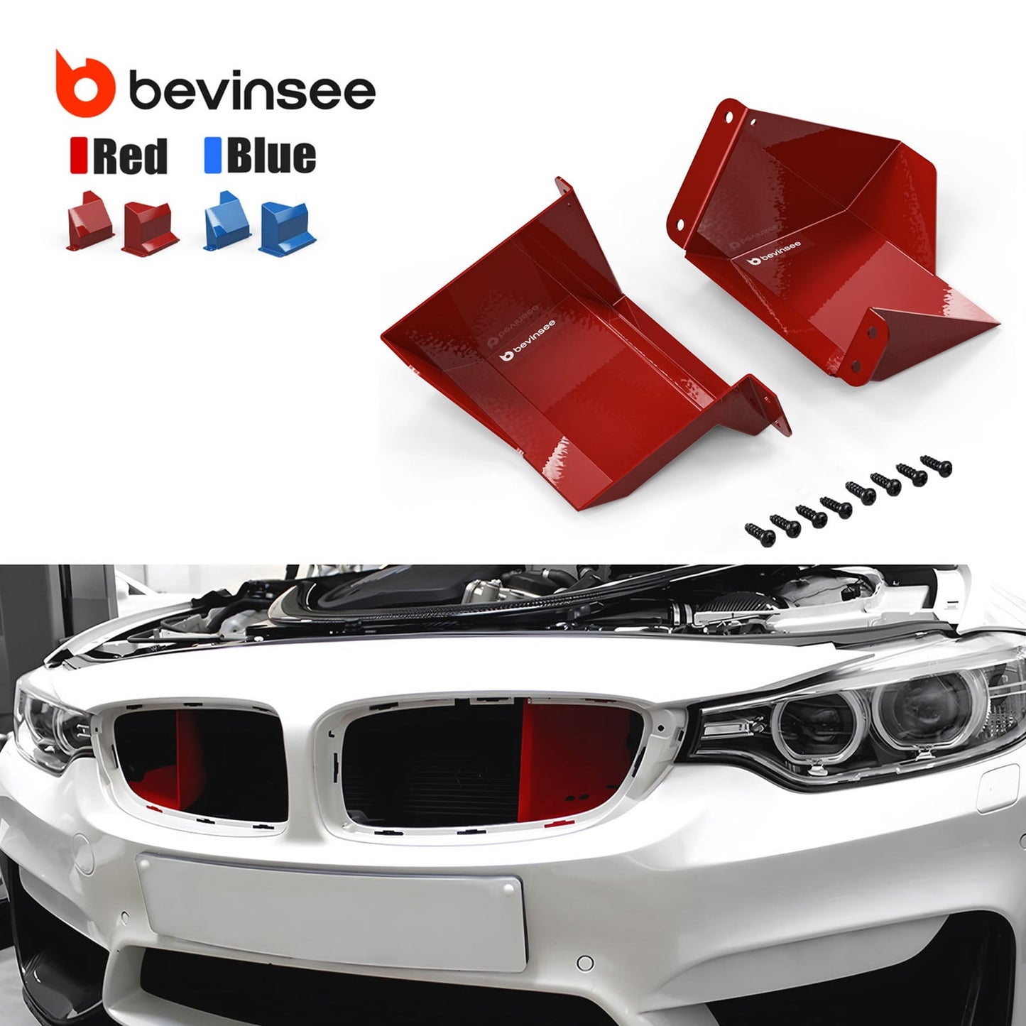 Air Intake Scoops for BMW F20 F30 F32 120i 320i 328i 335i 435i N20 N55 B58 B48