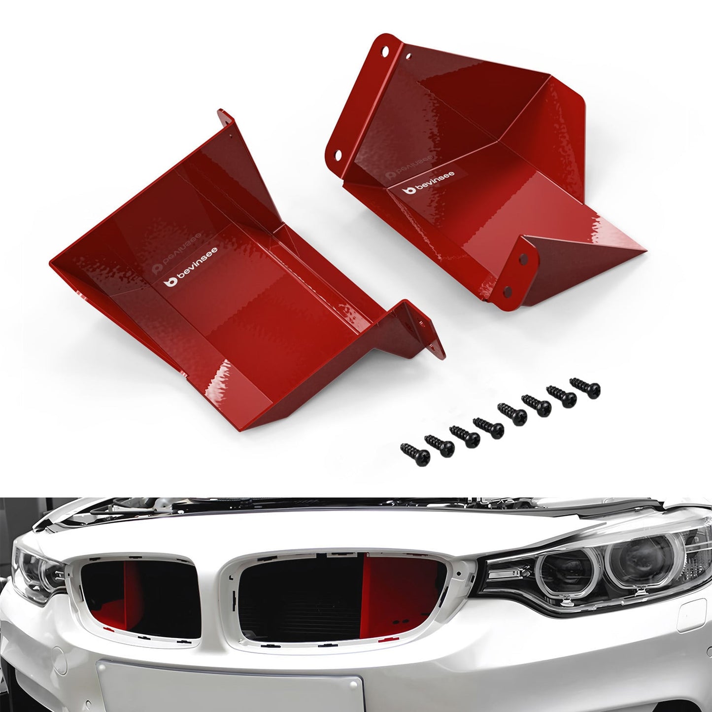 Air Intake Scoops for BMW F20 F30 F32 120i 320i 328i 335i 435i N20 N55 B58 B48