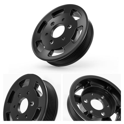 Aluminium Power Steering Pulley Belt Protection For BMW E8X E90 E91 E92 135i 335i N55 X1 E84 35ix