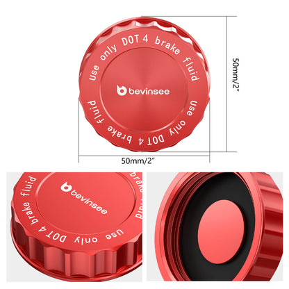 Aluminum Billet Brake Fluid Reservoir Cap For BMW 2-8 Series X3 X5 Z4