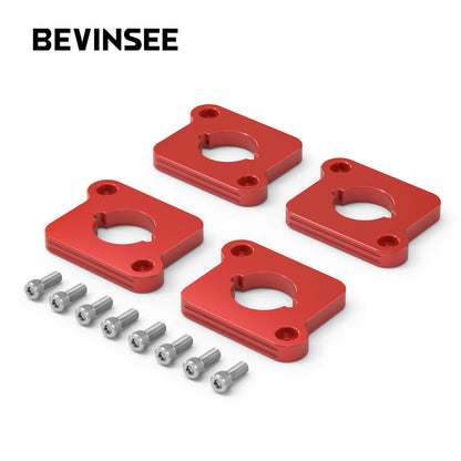 BEVINSEE Aluminum Coilpack Adapter Plates For Audi A4 A6 TT Golf MK4 1.8T to 2.0TFSI