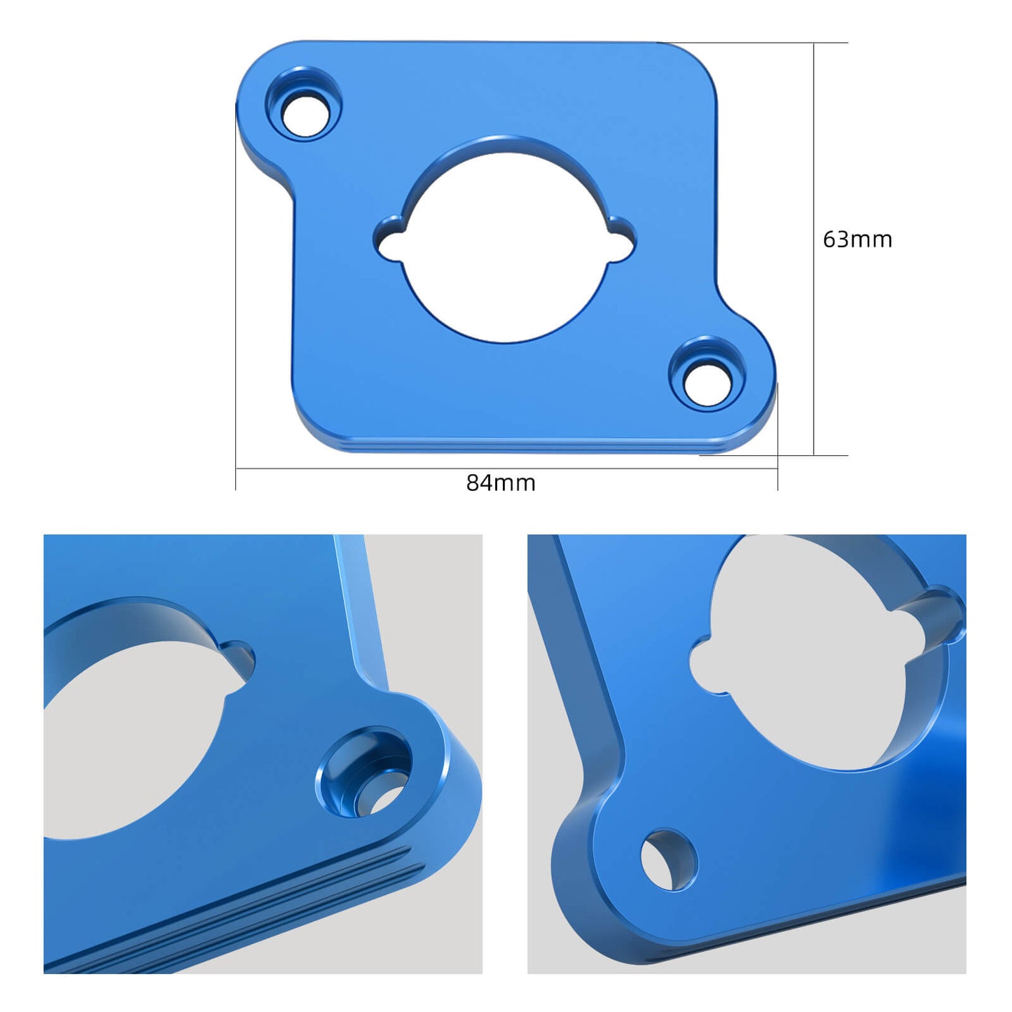 BEVINSEE Aluminum Coilpack Adapter Plates For Audi A4 A6 TT Golf MK4 1.8T to 2.0TFSI