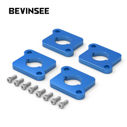 BEVINSEE Aluminum Coilpack Adapter Plates For Audi A4 A6 TT Golf MK4 1.8T to 2.0TFSI