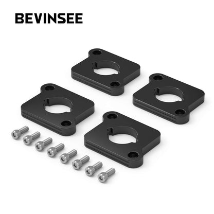 BEVINSEE Aluminum Coilpack Adapter Plates For Audi A4 A6 TT Golf MK4 1.8T to 2.0TFSI