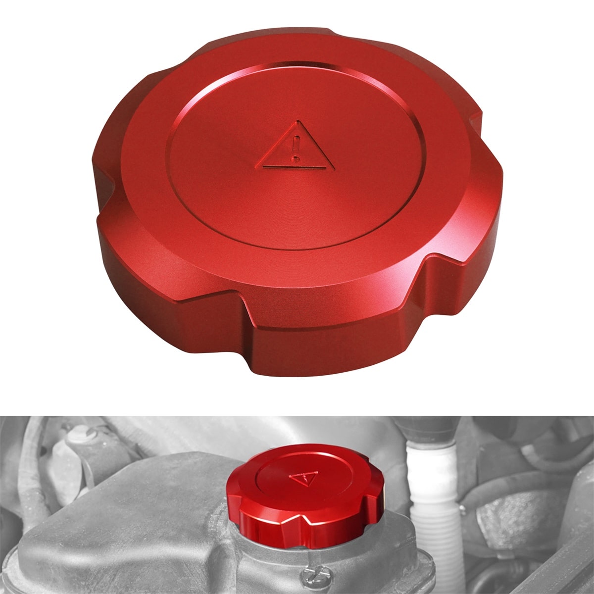 BEVINSEE Billet Aluminum Coolant Reservoir Cap For BMW