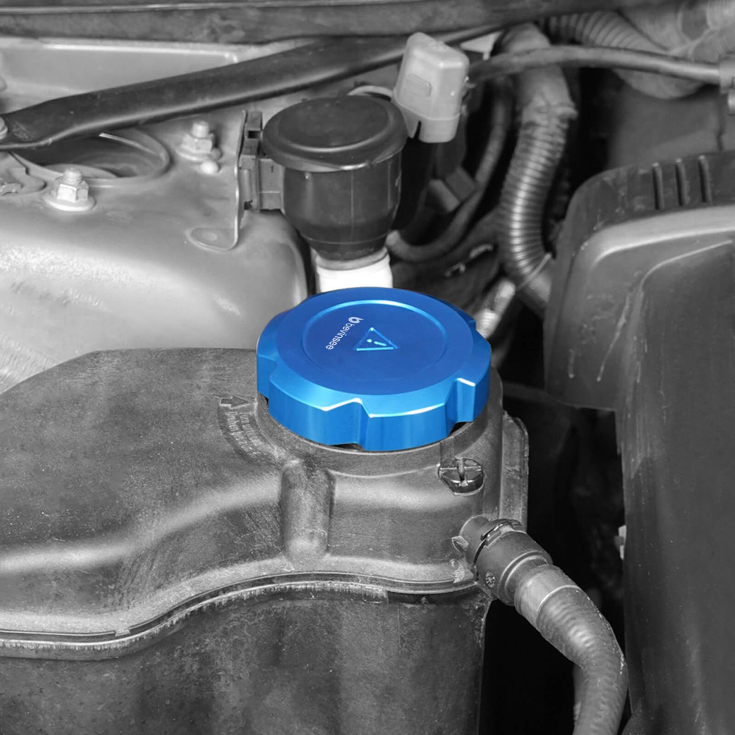 BEVINSEE Billet Aluminum Coolant Reservoir Cap For BMW