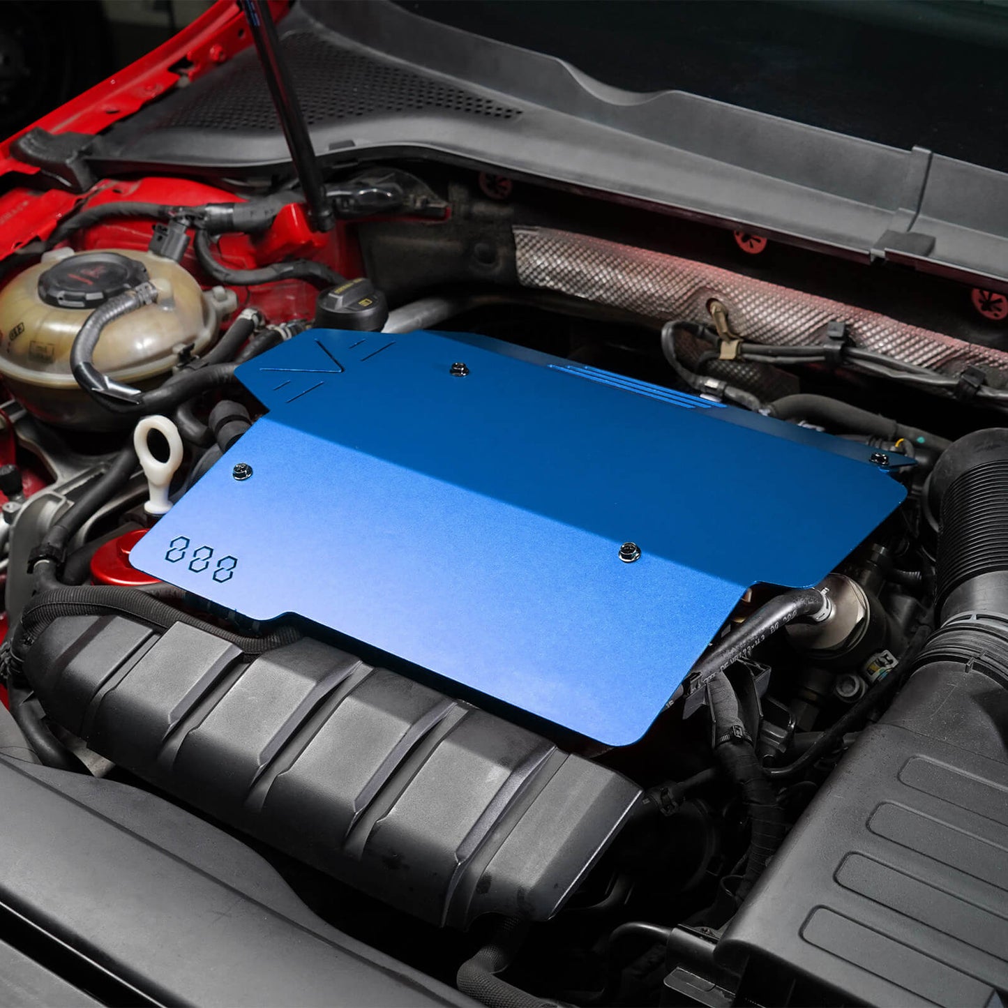 BEVINSEE Aluminum Engine Cover For VW Golf MK7/7.5 GTI Jetta GLI Atlas